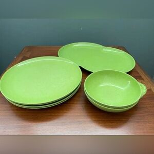 Branchell Melmac Color Flyte Green Dishes